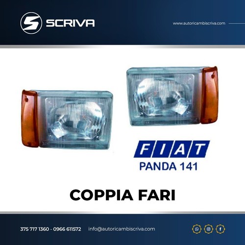 Coppia fari fiat - fiat, 141