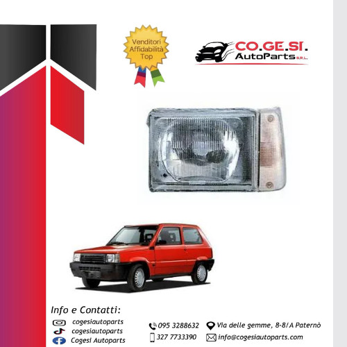 Faro proiettore per - per, fiat
